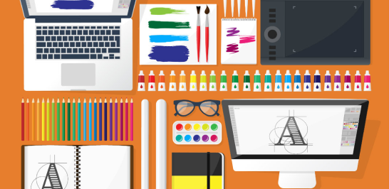 Ferramentas de designer.Ilustração